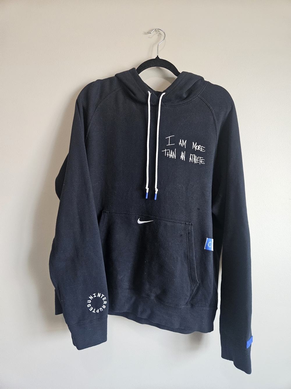 Nike x Uninterrupted LeBron James More Than An Athlete Hoodie Black L